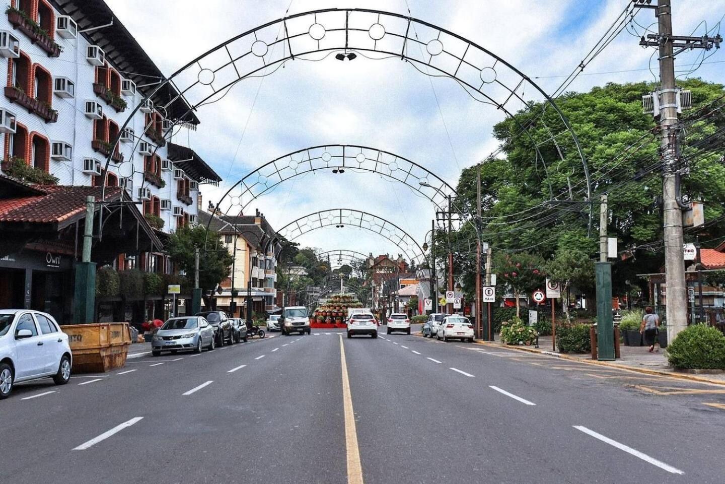 דירות Locar-In Gramado - Loft A 50 M Da Rua Coberta. מראה חיצוני תמונה