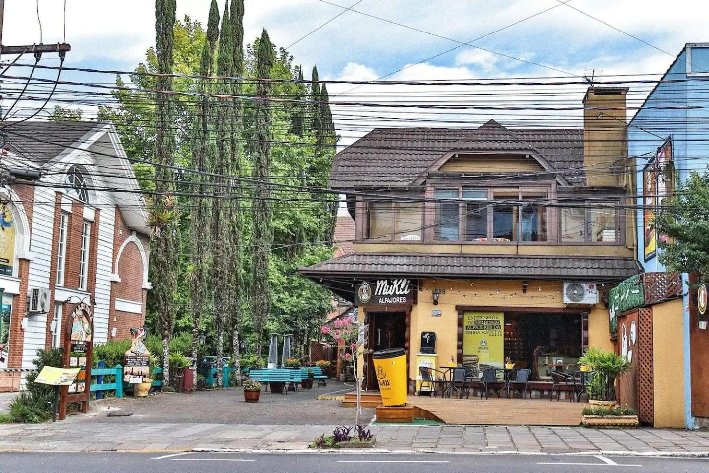 דירות Locar-In Gramado - Loft A 50 M Da Rua Coberta. מראה חיצוני תמונה