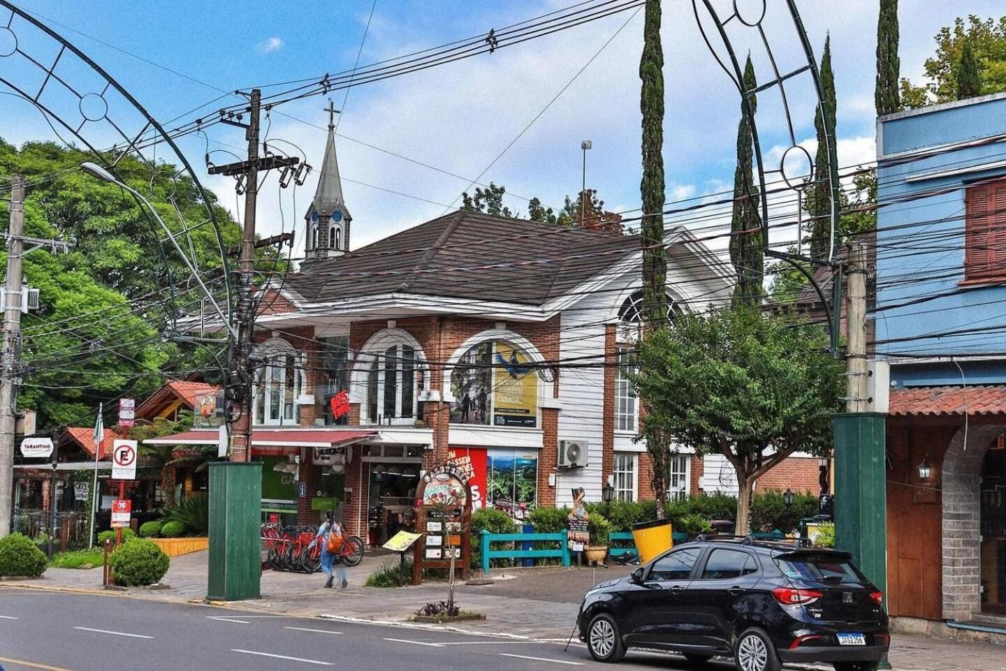דירות Locar-In Gramado - Loft A 50 M Da Rua Coberta. מראה חיצוני תמונה